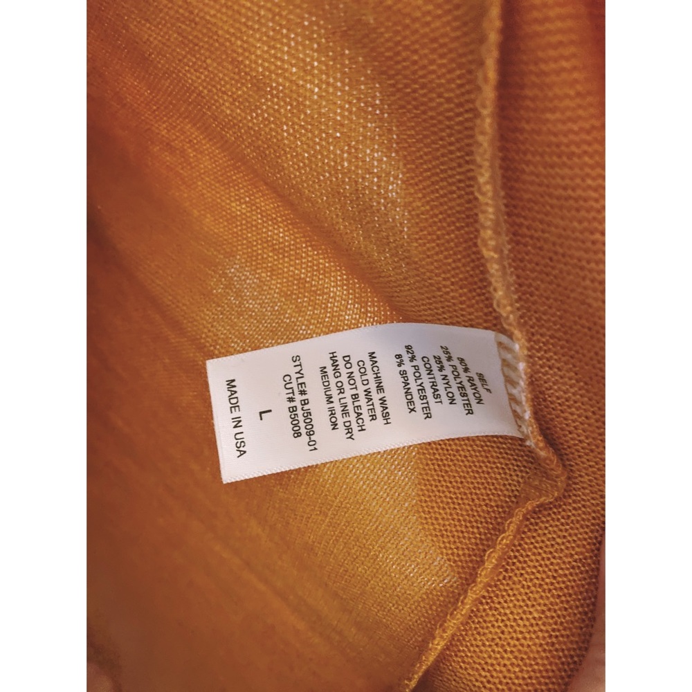 Mustard Suede-Patch Open Duster - Picture 3 of 4
